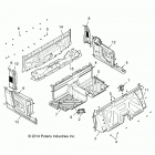 R18RVE99NX RANGER CREW 1000XP PS MD Body, floor, rear - r18rve99nx (48rgrfloor15crewrr...