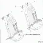 Z19VEL92AK/BK/AR/BR RZR XP TURBO S Body, seat belt mounting - z19vel92ak  /  bk  /  a...