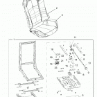 POL GEN 1000 DLX ABS EPS EU TR ZUG  (G20GAE99F2/EFS/BFM/BCM/SFS/SC2) Body, seat asm. and 2nd slider - g20gaab99cm  /  s...