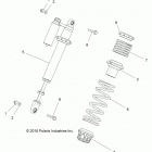 RZR XP 4 Suspension, front shock mounting - z20n4e99ac  /  ...