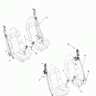 POLARIS GENERAL Body, seat belt mounting - g20g4d99as  /  bs (7020...