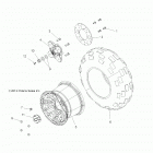 R18RVE99NX RANGER CREW 1000XP PS MD Wheels, rear - r18rve99nx (49rgrwheelrr13900xpcast...