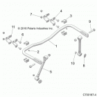 Z19VHA57B2/E57BM RZR 570 Suspension, rear, stabilizer bar - z19vha57b2  /  ...