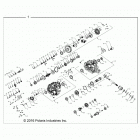 R18RTAD1B1/ED1N1 RANGER 1000 DIESEL Drive train, main gearcase internals - r18rtad1b1(...