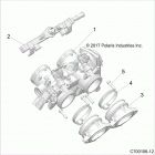 RZR RS1 PS MD Engine, throttle body - z20s1e99ng (c700106-12)
