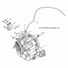Z18VFE92BB/BM/BS/BU/LBK RZR XP4 TURBO Drive train, main gearcase mounting - z18vfe92bb  ...