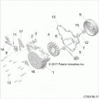 RZR RS1 PS MD Engine, stator and flywheel - z20s1e99ng (c700106-...