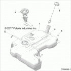 RZR RS1 PS MD Body, fuel common tank - z20s1e99ng (c700095-1)