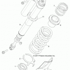 Z18VFE92BB/BM/BS/BU/LBK RZR XP4 TURBO Suspension, rear shock mounting - z18vfe92bb  /  b...