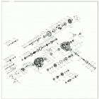 R18RT_87 RGR 900 XP ALL OPTIONS Drive train, main gearcase internals - r18rt_87 al...