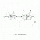 RANGER 570 EPS, EU Drive train, front drive shaft - r21maa57f1  /  f9...