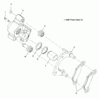 RANGER 570 CREW Brakes, caliper, rear - r21m4a57b1  /  b9  /  ebx ...