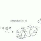 RZR 170 Engine, air ducts - z20yav17b2  /  b4  /  n2  /  n...