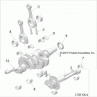 RZR RS1 PS MD Engine, crankshaft - z20s1e99ng (c700106-4)