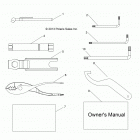R18RVM99AL RANGER CREW 1000XP PS MUD References, tool kit and owners manuals - r18rvm99...