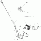 R18RVM99AL RANGER CREW 1000XP PS MUD Engine, dipstick and oil filter - r18rvm99al (7019...