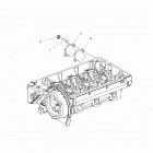 R18RTAD1B1/ED1N1 RANGER 1000 DIESEL Engine, fuel pump fitting cover - r18rtad1b1  /  e...