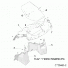 RZR RS1 PS MD Body, dash panels - z20s1e99ng (c700093-2)