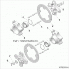 RZR RS1 PS MD Suspention, rear carrier - z20s1e99ng (c700111-4)
