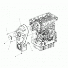 R18RTAD1B1/ED1N1 RANGER 1000 DIESEL Engine, timing system guard - r18rtad1b1  /  ed1n1...