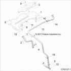 RZR RS1 PS MD Engine, cooling hoses and shrouds - z20s1e99ng (c7...