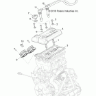 R18RTM99AL RGR 1000 XP PS MUD Engine, throttle body and valve cover - r18rtm99al...
