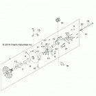 Z18VFE92BB/BM/BS/BU/LBK RZR XP4 TURBO Drive train, primary clutch - z18vfe92bb  /  bm  /...