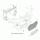 Z18VFE92BB/BM/BS/BU/LBK RZR XP4 TURBO Body, front bumper - z18vfe92bb  /  bm  /  bs  /  ...