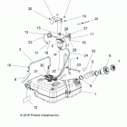 R18RTAD1B1/ED1N1 RANGER 1000 DIESEL Body, fuel tank asm. - r18rtad1b1  /  ed1n1 (70168...