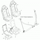 RZR XP Body, seat belt and mounting, tractor - z20nas99cc...