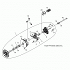R18RVM99AL RANGER CREW 1000XP PS MUD Drive train, primary clutch - r18rvm99al (49rgrclu...