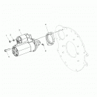 R18RTAD1B1/ED1N1 RANGER 1000 DIESEL Engine, starter motor - r18rtad1b1  /  ed1n1 (49rg...