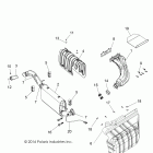 R18RTM99AL RGR 1000 XP PS MUD Engine, exhaust - r18rtm99al (701126)