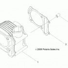 RZR 170 Engine, cylinder - z20yav17b2  /  b4  /  n2  /  n4...