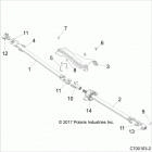 RZR RS1 PS MD Drive train, front prop shaft - z20s1e99ng (c70010...