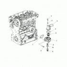 R18RTAD1B1/ED1N1 RANGER 1000 DIESEL Engine, thermostat asm. - r18rtad1b1  /  ed1n1 (49...