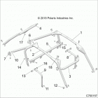 Z18VEL92BK/BR RZR XP TURBO S Chassis, cab frame (to 8  /  10  /  2018) - z18vel...