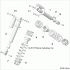 RZR RS1 PS MD Suspension, front shock mounting - z20s1e99ng (c70...