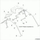 RZR RS1 PS MD Chassis, cab frame - z20s1e99ng (c700098)