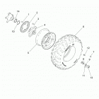 R18RTAD1B1/ED1N1 RANGER 1000 DIESEL Wheels, front - r18rtad1b1  /  ed1n1 (49rgrwheelfr...
