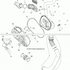 RZR XP Drive train, clutch cover and ducting - z20nae99fc...