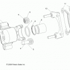 R18RTM99AL RGR 1000 XP PS MUD Brakes, rear caliper - r18rtm99al (49rgrcaliperrr0...