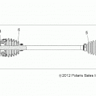 R18RT_87 RGR 900 XP ALL OPTIONS Drive train, rear drive shaft - r18rt_87 all optio...