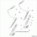 RZR RS1 PS MD Suspension, rear shock mounting - z20s1e99ng (c700...
