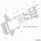 RZR RS1 PS MD Brakes, caliper front - z20s1e99ng (c700096-2)