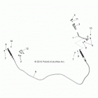 R18RTAD1B1/ED1N1 RANGER 1000 DIESEL Drive train, shift lever and cable - r18rtad1b1  /...