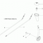 RZR 170 Drive train, gear selector - z20yav17b2  /  b4  / ...