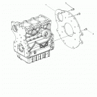 R18RTAD1B1/ED1N1 RANGER 1000 DIESEL Engine, flange plate - r18rtad1b1  /  ed1n1 (49rgr...