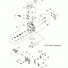 RZR 170 Engine, cylinder head - z20yav17b2  /  b4  /  n2  ...