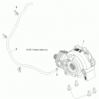 R18RTAD1B1/ED1N1 RANGER 1000 DIESEL Drive train, front gearcase mounting - r18rtad1b1 ...